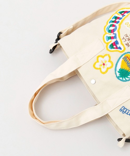 Kahiko（カヒコ）の「【Kahiko】マハナ相良刺繍トートバッグ（トートバッグ・レディース・ホワイト/ベージュ/ミント・FREE）」の6枚目の写真