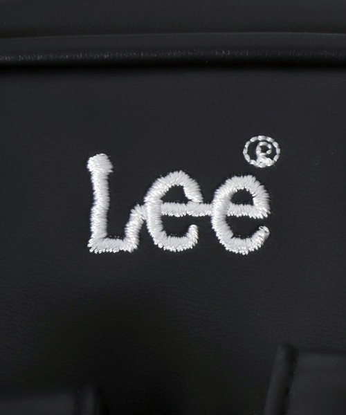 Lee（リー）の「Lee（リー）しっぽチャーム付 2ポケット フェイクレザーボストンバッグ レディース（ボストンバッグ・レディース・ブラック/ワイン・FREE）」の5枚目の写真
