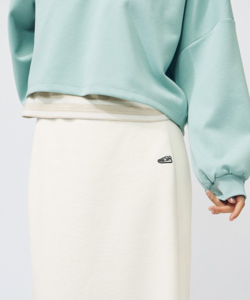 NEW BALANCE(ニューバランス)の「【別注】ニューバランス New Balance THE CITY シューパッチニットスカート 限定コラボ(スカート・レディース・ネイビー/ホワイト・M/L)」の5枚目の写真