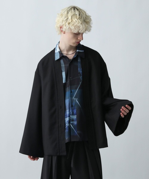 HARE（ハレ）の「【SET UP対応】YOSEドウギジャケット(HARE)（テーラードジャケット・メンズ・ブラック/レッド/グレー系その他/ブラック系その他・FREE）」の20枚目の写真