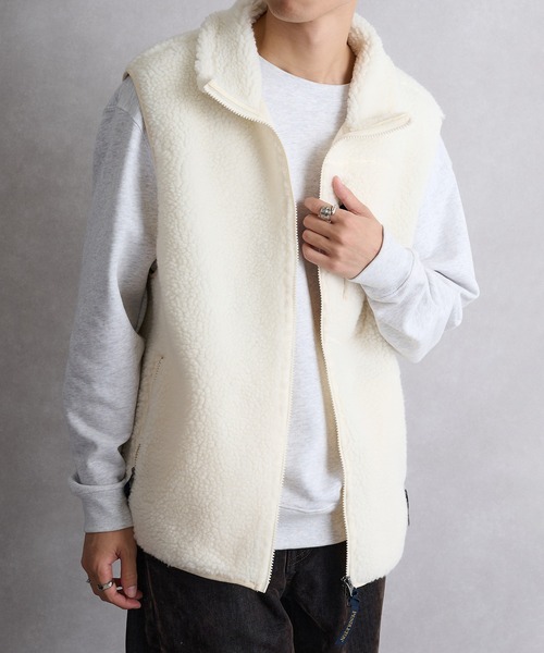 PENDLETON（ペンドルトン）の「【PENDLETON】スタンドベスト 5475-1026（ベスト・メンズ・アイボリー/チャコールグレー・S/M/L）」の11枚目の写真