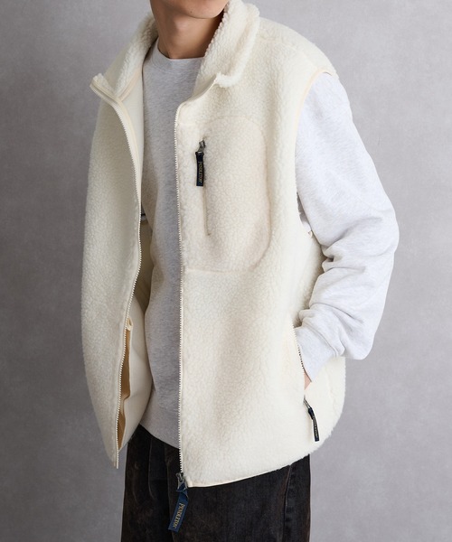 PENDLETON（ペンドルトン）の「【PENDLETON】スタンドベスト 5475-1026（ベスト・メンズ・アイボリー/チャコールグレー・S/M/L）」の12枚目の写真