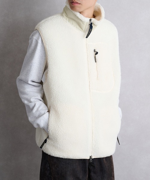 PENDLETON（ペンドルトン）の「【PENDLETON】スタンドベスト 5475-1026（ベスト・メンズ・アイボリー/チャコールグレー・S/M/L）」の10枚目の写真