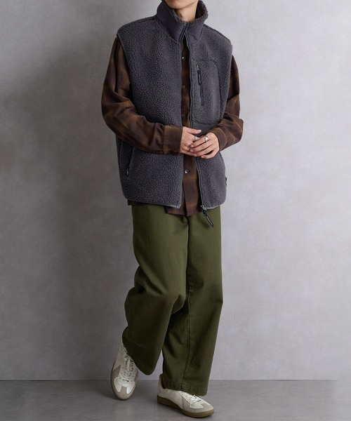 PENDLETON（ペンドルトン）の「【PENDLETON】スタンドベスト 5475-1026（ベスト・メンズ・アイボリー/チャコールグレー・S/M/L）」の8枚目の写真