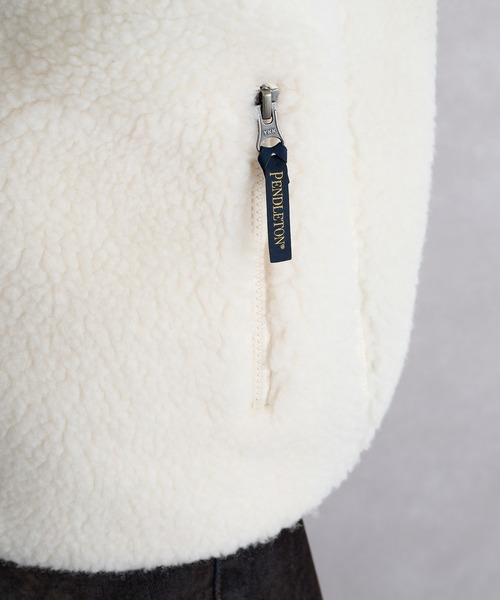 PENDLETON（ペンドルトン）の「【PENDLETON】スタンドベスト 5475-1026（ベスト・メンズ・アイボリー/チャコールグレー・S/M/L）」の19枚目の写真