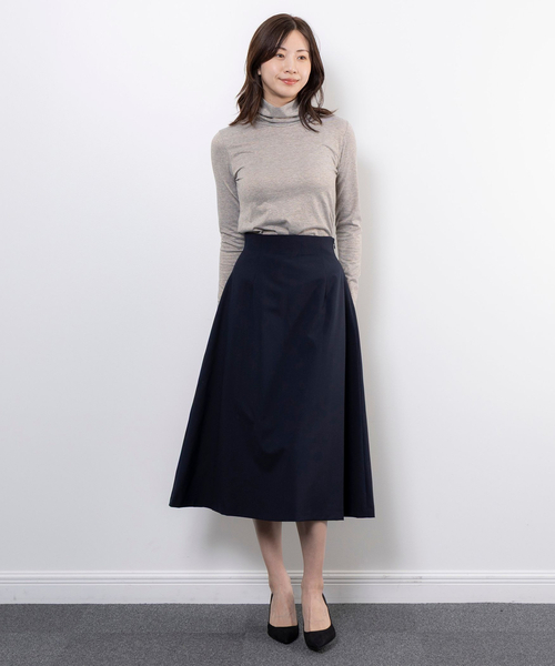 NARACAMICIE】ラメチュールタートルプルオーバー（Tシャツ/カットソー