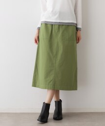 Dessin | 【洗える】ベイカーポケットワークスカート(スカート)
