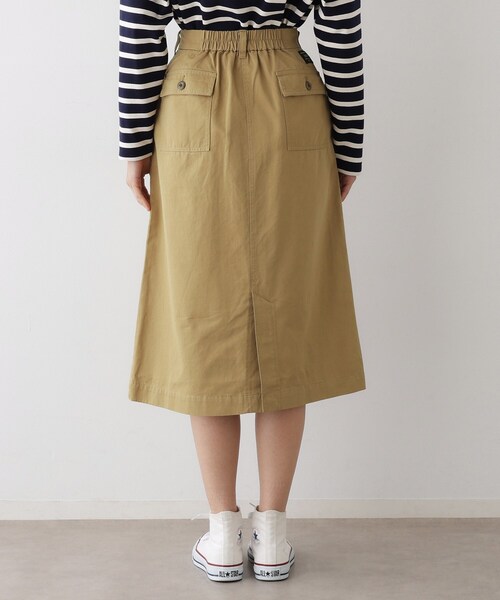 Dessin(デッサン)の「【洗える】ベイカーポケットワークスカート(スカート・レディース・ベージュ/カーキ・01/02/03)」の18枚目の写真