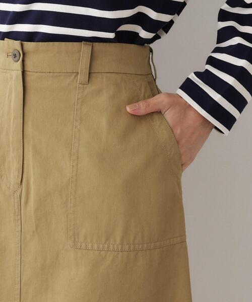 Dessin(デッサン)の「【洗える】ベイカーポケットワークスカート(スカート・レディース・ベージュ/カーキ・01/02/03)」の3枚目の写真