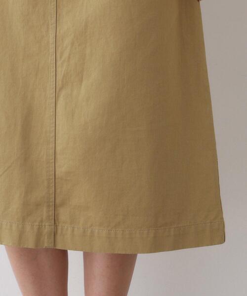 Dessin(デッサン)の「【洗える】ベイカーポケットワークスカート(スカート・レディース・ベージュ/カーキ・01/02/03)」の4枚目の写真