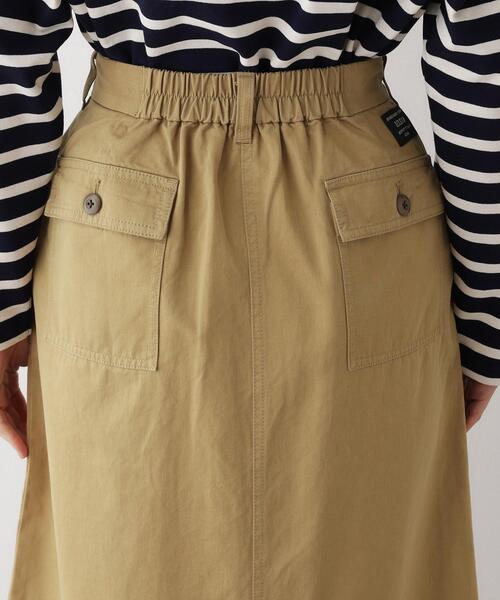 Dessin(デッサン)の「【洗える】ベイカーポケットワークスカート(スカート・レディース・ベージュ/カーキ・01/02/03)」の5枚目の写真