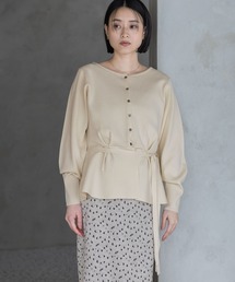 A part by | 【WEB限定】2WAYペプラムニットカーディガン(カーディガン/ボレロ)