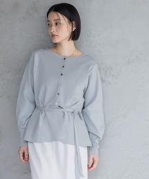 【WEB限定】2WAYペプラムニットカーディガン
