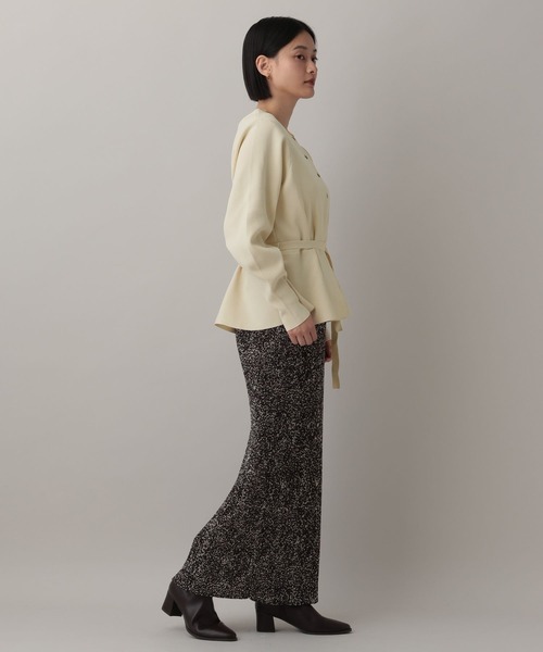 A part by（アパートバイ）の「【WEB限定】2WAYペプラムニットカーディガン（カーディガン/ボレロ・レディース・ブラウン系その他2/ブラック/アイボリー/チャコールグレー/ブルー系その他2/グレー系その他4・FREE）」の8枚目の写真