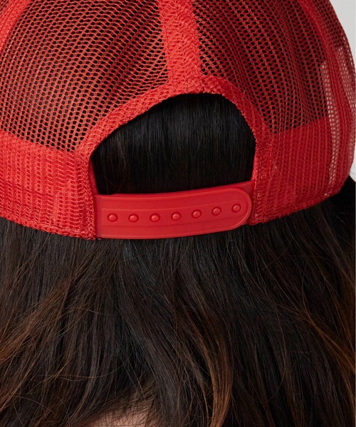 BRIXTON（ブリクストン）の「BRIXTON/ブリクストン OUTLAW NP MP TRUCKER HAT キャップ（キャップ・メンズ・レッド・FREE）」の8枚目の写真