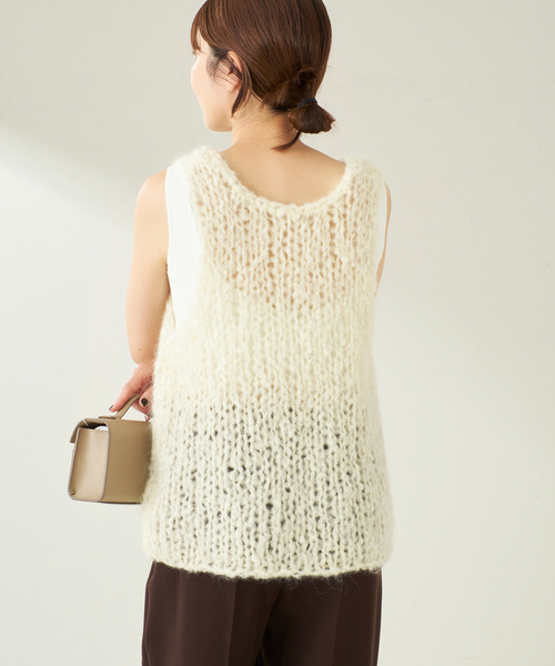 Plage ジャンボタムノースリーブプルオーバー ジャンボタム ノースリーブ プルオーバー（ニット/セーター