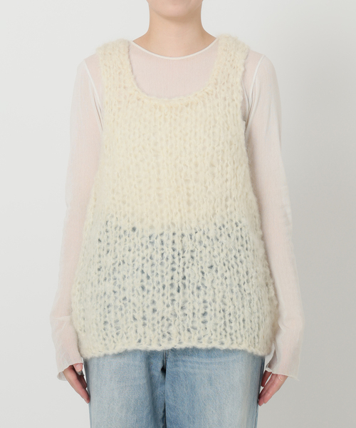 Plage ジャンボタムノースリーブプルオーバー ジャンボタム ノースリーブ プルオーバー（ニット/セーター