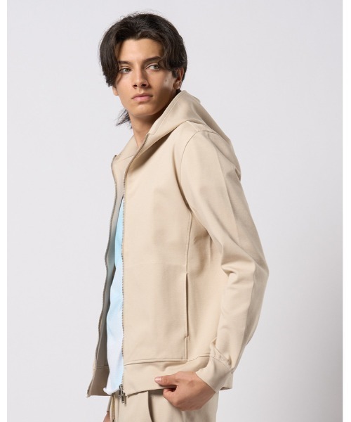 wjk（ダヴルジェイケイ）の「high neck zip-up parka（パーカー・メンズ・トップグレー/ブラック/ライトベージュ・SMALL/MEDIUM/LARGE/X-LARGE）」の5枚目の写真