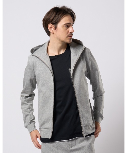 wjk（ダヴルジェイケイ）の「high neck zip-up parka（パーカー・メンズ・トップグレー/ブラック/ライトベージュ・SMALL/MEDIUM/LARGE/X-LARGE）」の8枚目の写真