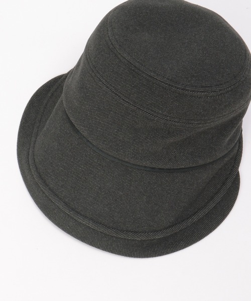 ikka（イッカ）の「ツバ広キャスケット（キャスケット・レディース・ベージュ/チャコール・FREE）」の6枚目の写真