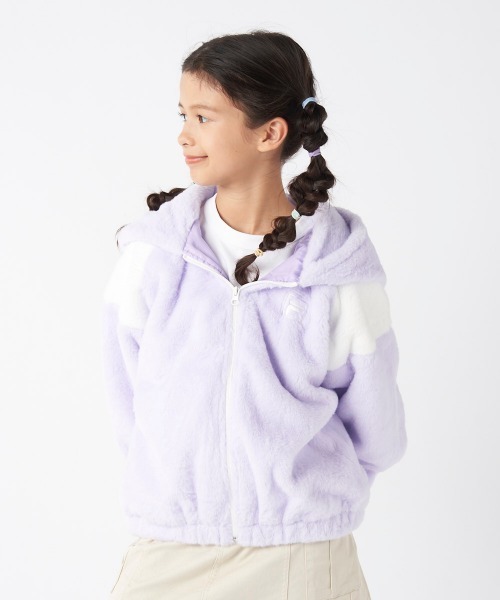 ふわふわ セール】【FILA/フィラ】キッズボアジャケット｜ふわふわ素材