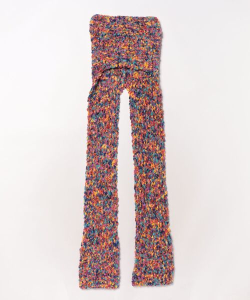 ANNA SUI（アナスイ）の「ネコ耳カグール（ニットキャップ/ビーニー・レディース・ブラック/マルチ/オフホワイト/ブルー/パープル・FREE）」の12枚目の写真