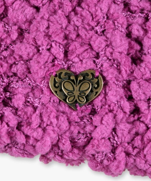 ANNA SUI（アナスイ）の「ネコ耳カグール（ニットキャップ/ビーニー・レディース・ブラック/マルチ/オフホワイト/ブルー/パープル・FREE）」の8枚目の写真