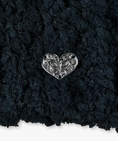 ANNA SUI（アナスイ）の「ネコ耳カグール（ニットキャップ/ビーニー・レディース・ブラック/マルチ/オフホワイト/ブルー/パープル・FREE）」の11枚目の写真