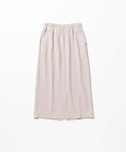 THOUSAND MILE（サウザンドマイル）の「[L's]EASY SKIRT TECH WAFFLE/イージースカート（スカート・レディース・グレイッシュベージュ/スミクロ/ネイビー・FREE）」の2枚目の写真
