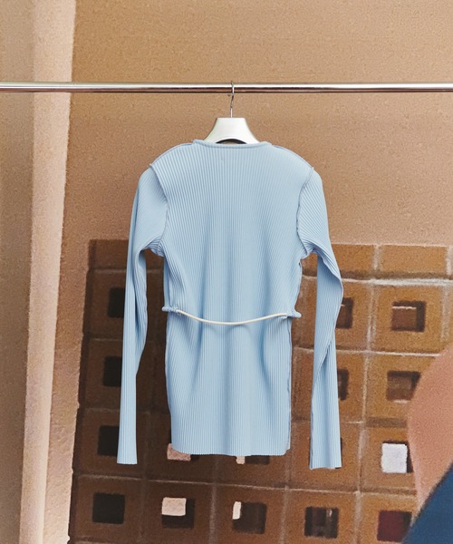 kotohayokozawa(コトハヨコザワ)の「CRISP ROPE CARDIGAN(カーディガン/ボレロ・レディース・ブラック/グレー/ライトブルー・FREE)」の5枚目の写真