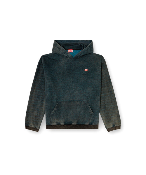 DIESEL（ディーゼル）の「メンズ リラックスフィットプルオーバーパーカー S-KAI（パーカー・メンズ・ブラウン/ブラック系その他・LARGE/X-LARGE/SMALL/MEDIUM/X-SMALL/XX-LARGE/XXX-LARGE）」の7枚目の写真