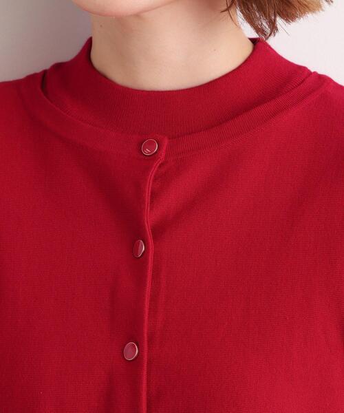 grove（グローブ）の「【2WAY】ニット＆クロップドカーディガン（アンサンブル・レディース・ブラック/ワインレッド・02/03/01/04/05）」の16枚目の写真