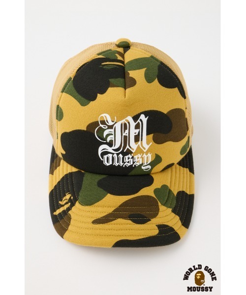 MOUSSY（マウジー）の「BP/MS REISSUE MESH キャップ（キャップ・レディース・ベージュ・FREE）」の2枚目の写真