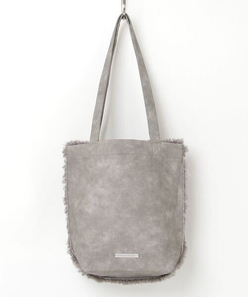 PRANK PROJECT（プランクプロジェクト）の「フェイクファートートバッグ / Faux Fur Tote Bag（トートバッグ・レディース・グレー/ブラック/アイボリー・FREE）」の3枚目の写真