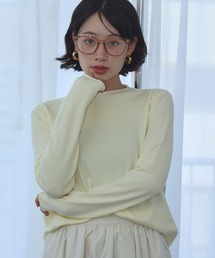 シンプル ニットソー ニット カットソー