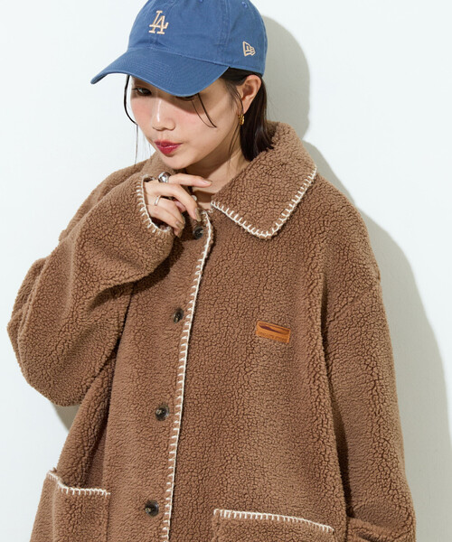 セール】限定展開 ブランケット ステッチ ボアコート（その他アウター