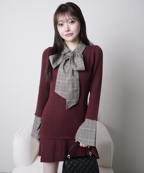 フィラ　プリーツワンピース ハッピー フィラ プリーツワンピース ハッピー フィラ プリーツワンピース