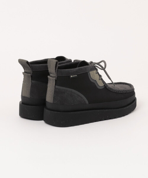 Clarks(クラークス)の「Clarks クラークス WALLABEE FTR GTX【防水透湿】メンズブーツ GORE-TEX(ワラビーフューチャーゴアテックス) 26183469(ブーツ・メンズ・ブラック×グレー・25.5cm/26.0cm/26.5cm/27.0cm/27.5cm/28.0cm/25.0cm)」の2枚目の写真