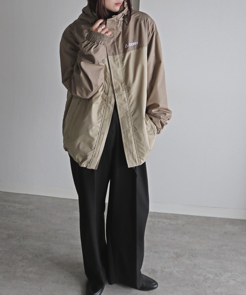 GERRY（ジェリー）の「【GERRY/ジェリー】切替マウンテンパーカー（マウンテンパーカー・メンズ・ブラック/ブラック×グリーン/グリーン/ブラウン・M/L/XL）」の16枚目の写真