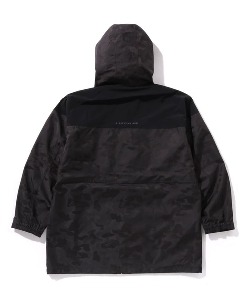 A BATHING APE（アベイシングエイプ）の「SOLID CAMO JACQUARD LONG COAT（ミリタリージャケット・メンズ・パープル/ブラック・X-LARGE/LARGE/MEDIUM）」の5枚目の写真