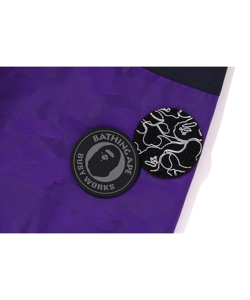 A BATHING APE（アベイシングエイプ）の「SOLID CAMO JACQUARD LONG COAT（ミリタリージャケット・メンズ・パープル/ブラック・X-LARGE/LARGE/MEDIUM）」の8枚目の写真
