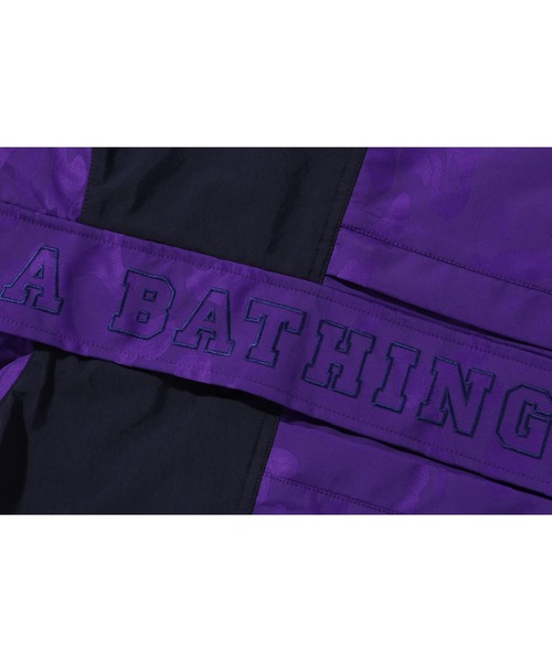 A BATHING APE（アベイシングエイプ）の「SOLID CAMO JACQUARD LONG COAT（ミリタリージャケット・メンズ・パープル/ブラック・X-LARGE/LARGE/MEDIUM）」の10枚目の写真