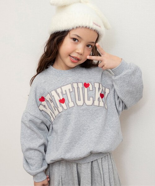 BREEZE（ブリーズ）の「【ジュニア対応】バリエーションウラケトレーナー（スウェット・キッズ・グレー/ブラウン/グリーン/ブラック/アイボリー・80/90/100/110/130/140/120）」の3枚目の写真