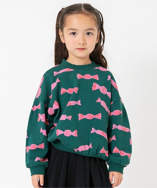 BREEZE（ブリーズ）の「【ジュニア対応】バリエーションウラケトレーナー（スウェット・キッズ・グレー/ブラウン/グリーン/ブラック/アイボリー・80/90/100/110/130/140/120）」の5枚目の写真