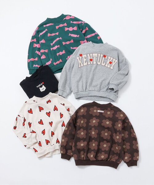 BREEZE（ブリーズ）の「【ジュニア対応】バリエーションウラケトレーナー（スウェット・キッズ・グレー/ブラウン/グリーン/ブラック/アイボリー・80/90/100/110/130/140/120）」の22枚目の写真