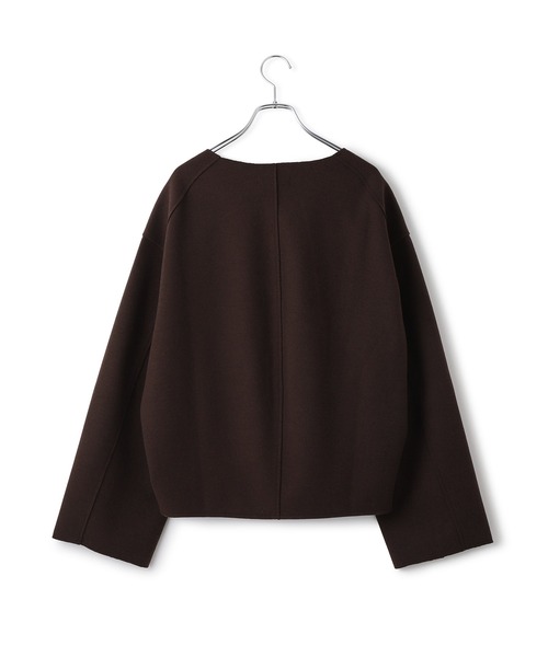 ADAM ET ROPE'(アダムエロペ)の「【サステナブル】Airneeプルオーバー(Tシャツ/カットソー・レディース・ベージュ/ダークブラウン・FREE)」の16枚目の写真