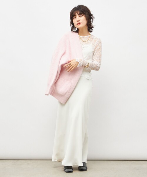 NOLLEY’S Sophi(ノーリーズソフィ)の「ウォッシャブルラッセルレースTブラウス(シャツ/ブラウス・レディース・ホワイト/ブラック・38)」の16枚目の写真