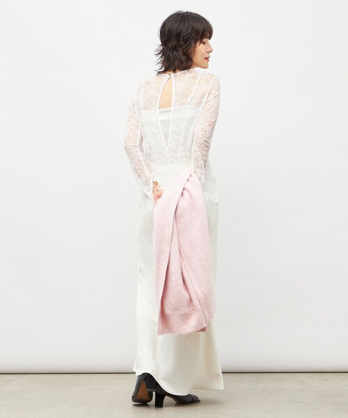 NOLLEY’S Sophi(ノーリーズソフィ)の「ウォッシャブルラッセルレースTブラウス(シャツ/ブラウス・レディース・ホワイト/ブラック・38)」の17枚目の写真