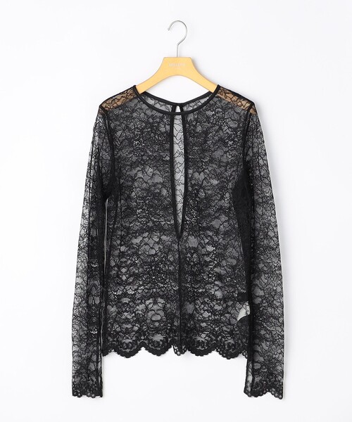 NOLLEY'S sophi ウォッシャブルラッセルレースTブラウス NOLLEY'S Sophi ブラウス シャツ ウォッシャブルラッセルレースT