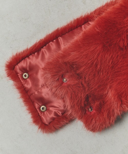 【新品タグ付】RED VALENTINO ファー ストール kyouto-usagido_sh-016